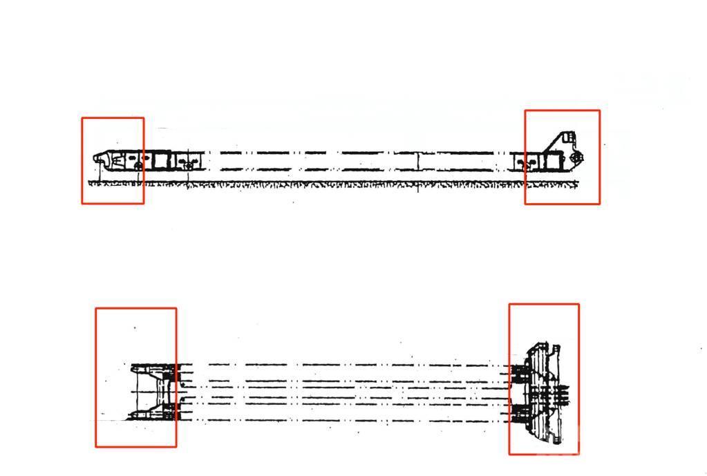 Goldhofer THP/UT Spine deck addaptors Front + Back Maskintransporter