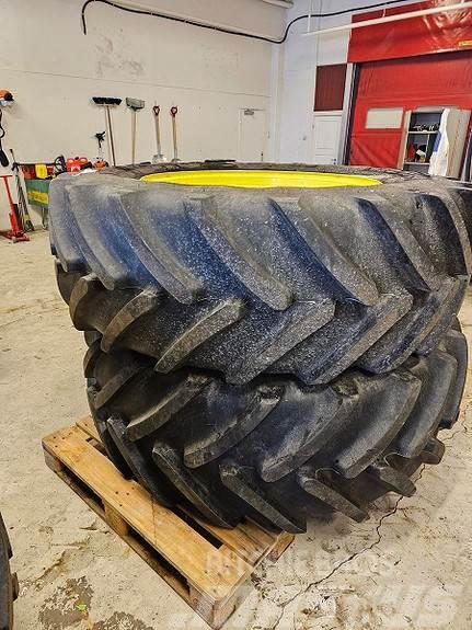John Deere Hjul par: Michelin Multibib 650/65R42 Ukjent Gul Däck, hjul och fälgar