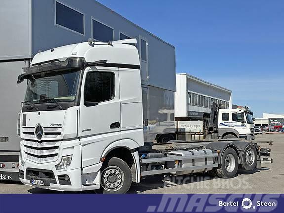 Mercedes-Benz Actros 2553L/49 6x2 velholdt, drivlinjegaranti Växelflak-/Containerbilar