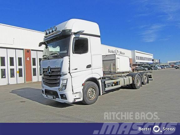 Mercedes-Benz Actros 2558L 6X2 Växelflak-/Containerbilar