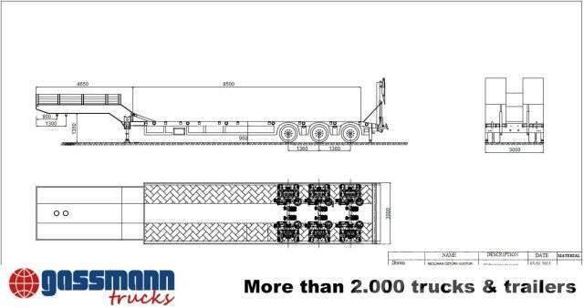  Andere Tieflader-Auflieger Länge 13.150mm, verbrei Låg lastande semi trailer