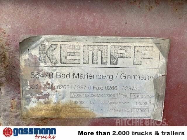 Kempf SKM 32/2 Stahlmulde ca. 24m³, Liftachse, Tipptrailer