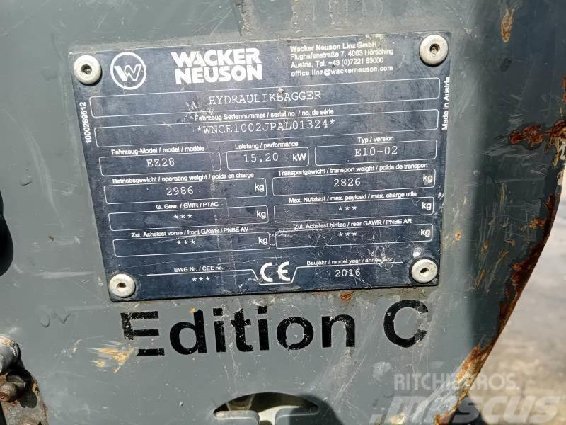Wacker Neuson EZ28 Minigrävare < 7t