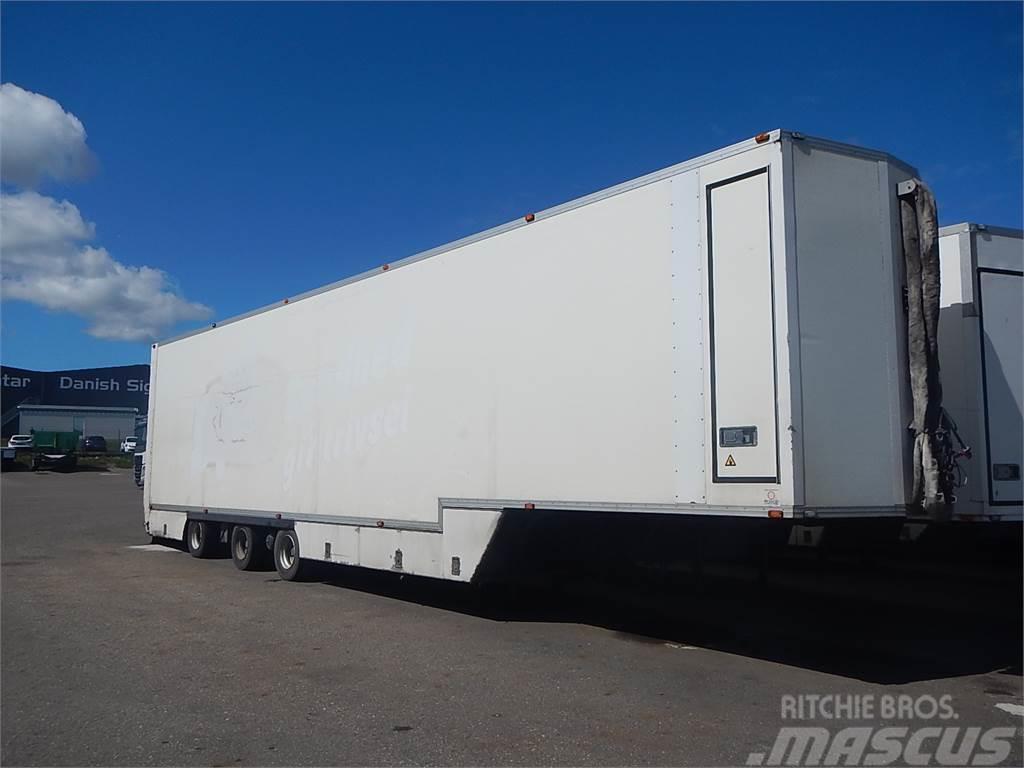  HMK 2-stock lukket Grisetrailer Djurtransport trailer