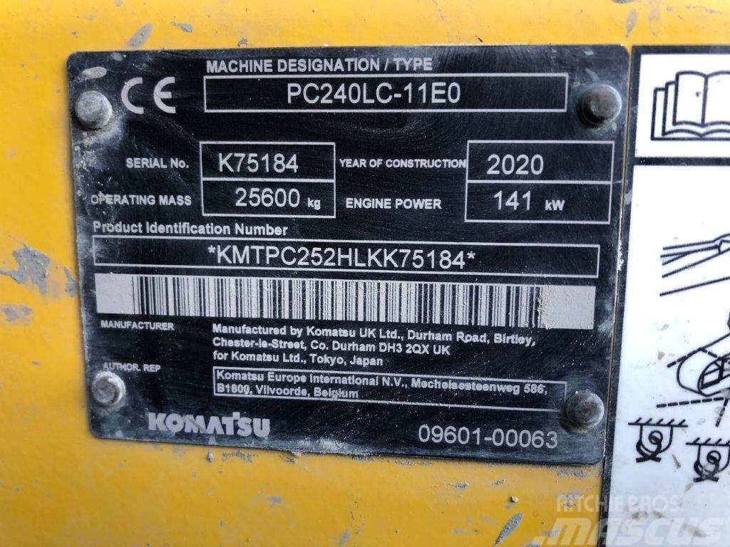 Komatsu PC240LC-11E0 Dieselmotviktstruckar