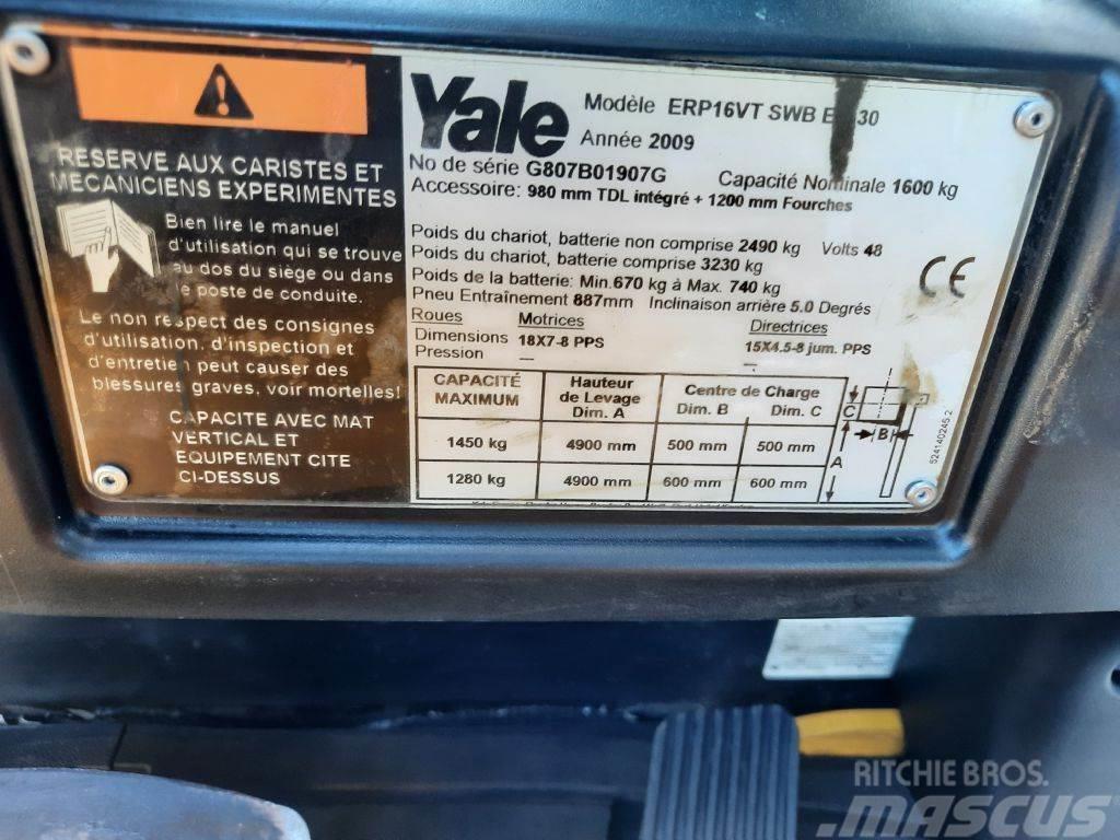 Yale ERP 16 VT Batterie NEU Elmotviktstruckar