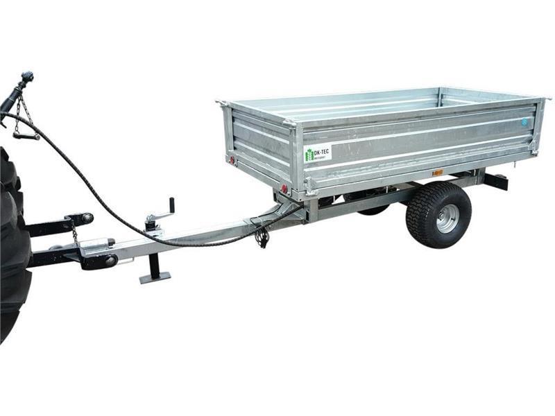 Dk-Tec 1.5 tons galvaniseret trailer Övriga grönytemaskiner