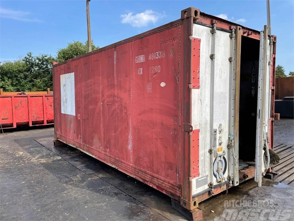  20FT container, lukket, til dyrehold eller lign. Förrådscontainers