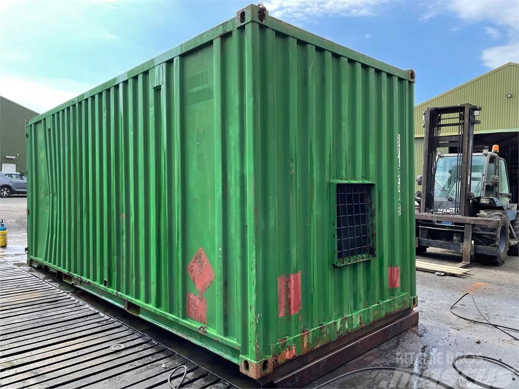  20FT container uden døre, til dyrehold eller lign. Förrådscontainers