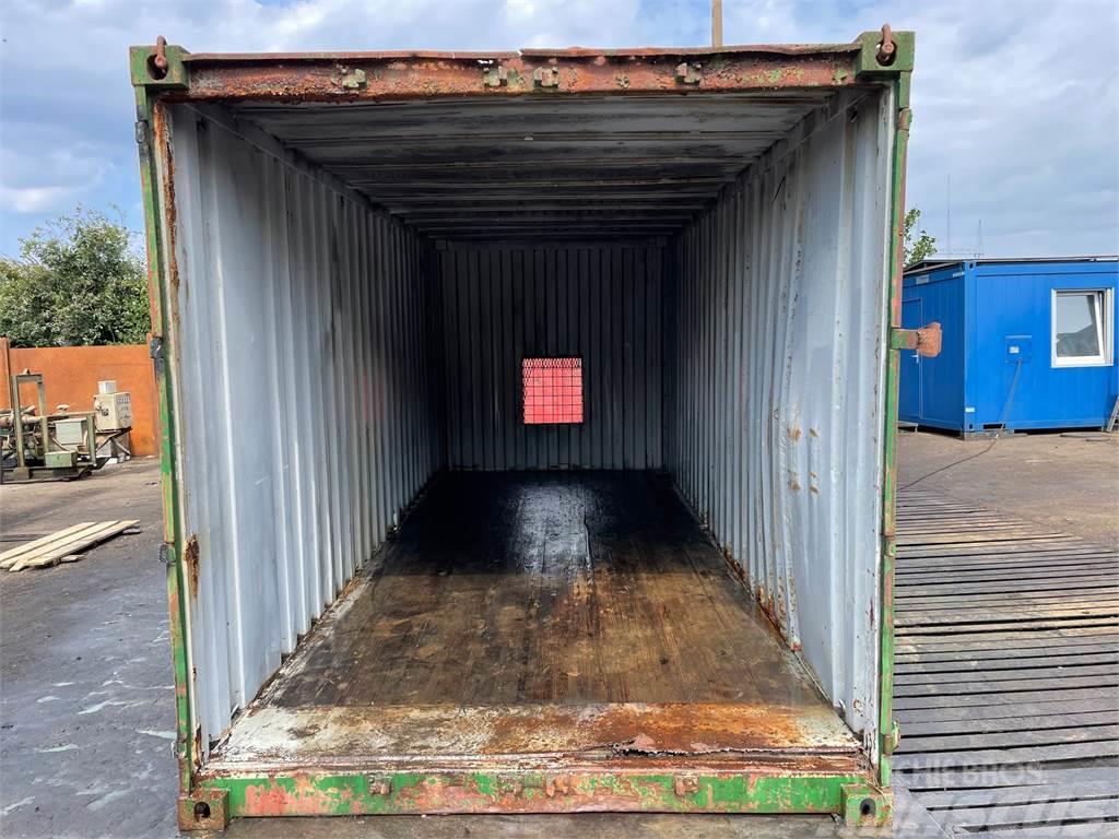  20FT container uden døre, til dyrehold eller lign. Förrådscontainers