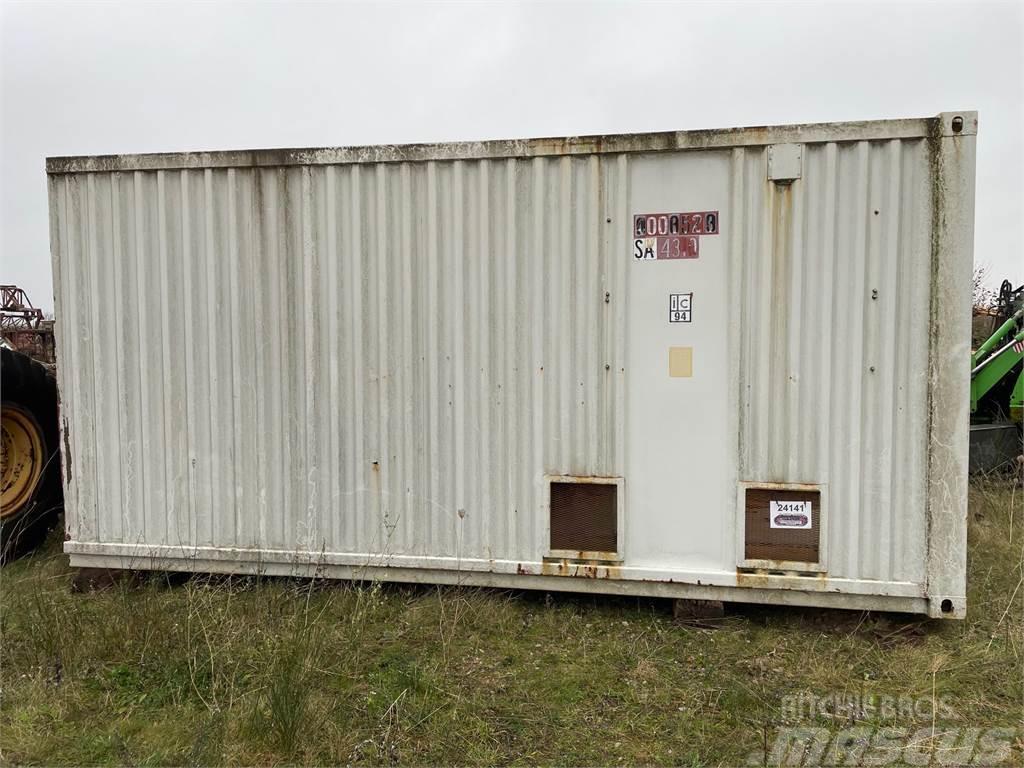  20FT container uden galvender. Förrådscontainers