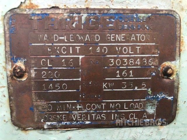  35.5 kW Thrige CL 16 Generator Övriga generatorer