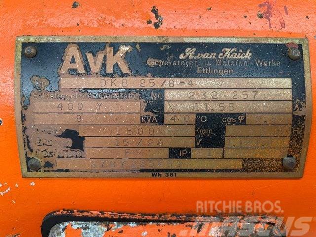  40 kVA AVK DKB 25/8-4 Generator Övriga generatorer