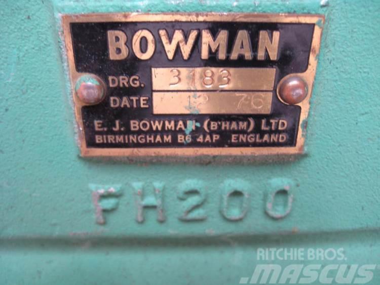 Bowman FH200 Varmeveksler Övrigt