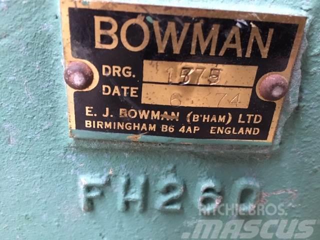 Bowman FH260 Varmeveksler Övrigt