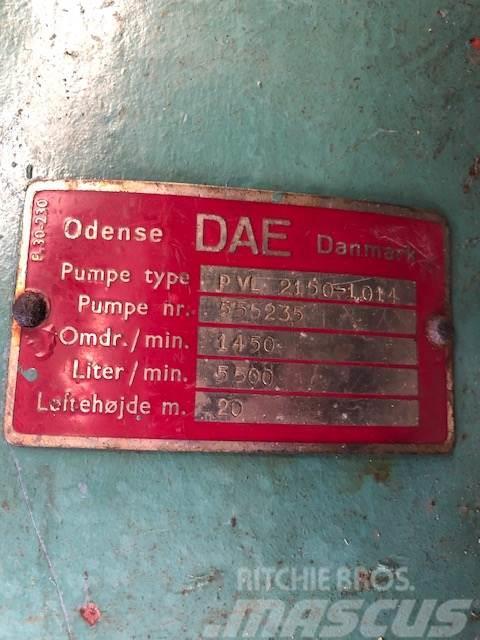  DAE type PVL 2150-1014 pumpe Vattenpumpar