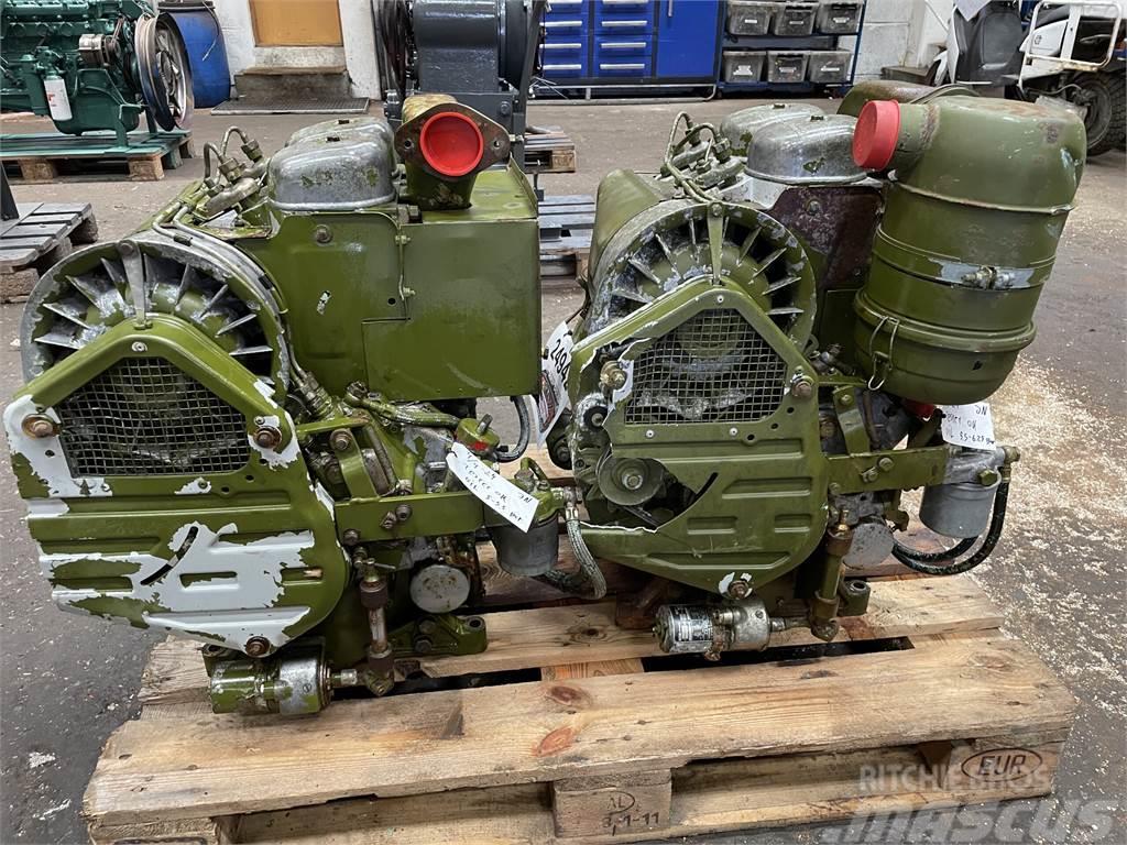 Deutz F2L511 motor, luftkøler, ex. army Motorer