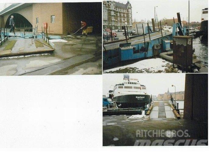  Færgerampe, lille - ca. 14 m total længde - 1 stk Arbetsbåtar, pråmar och pontoner