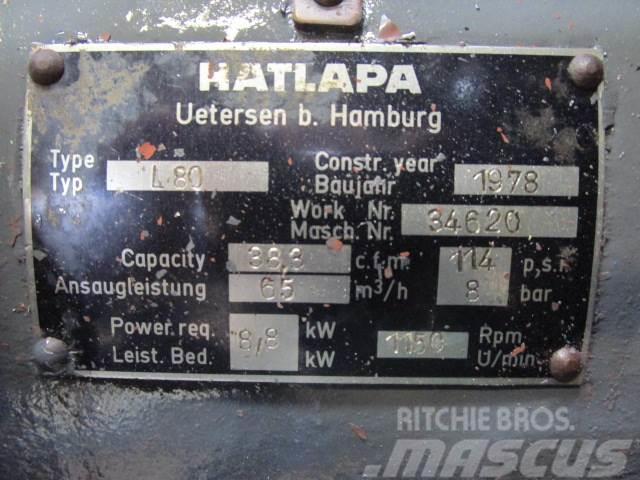 Hatlapa luftkompressor Type L80 Kompressorer