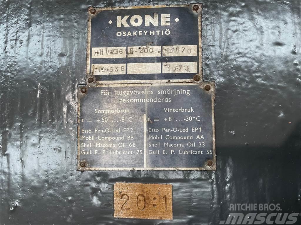 Kone Type HHV236 gear - 20:1 Växellådor