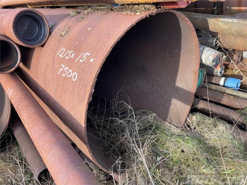  Stålrør ø1215x15x7500 mm - 1 stk Pipeline-utrustning