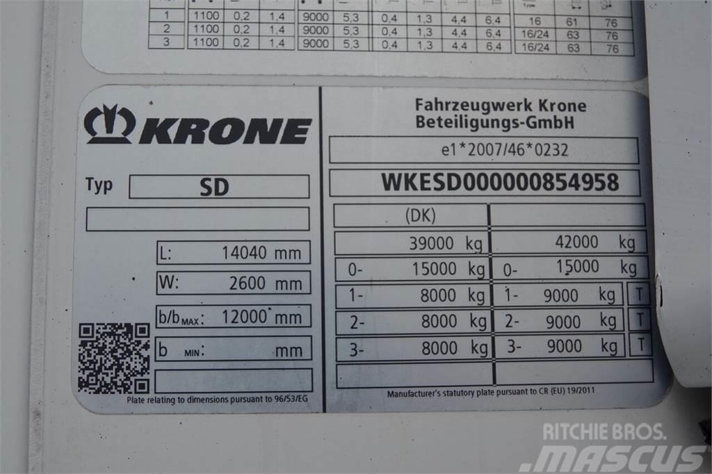 Krone CHLODNIA / THERMO KING SLX 400 / DOPPELSTOCK / PAL Skåptrailer Kyl/Frys/Värme