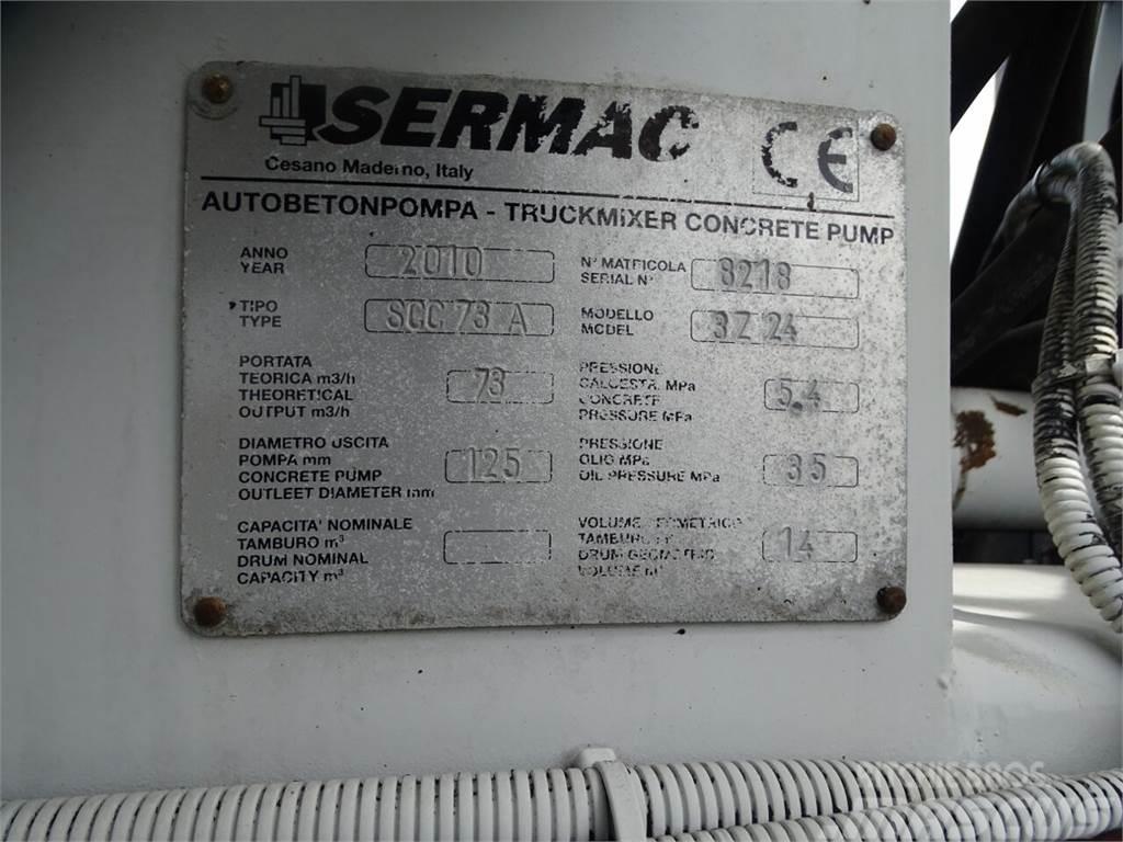 Mercedes-Benz ACTROS 3241 / CEMENTMIXER + PUMP SERMAC 3Z24 - 24  Cementbil