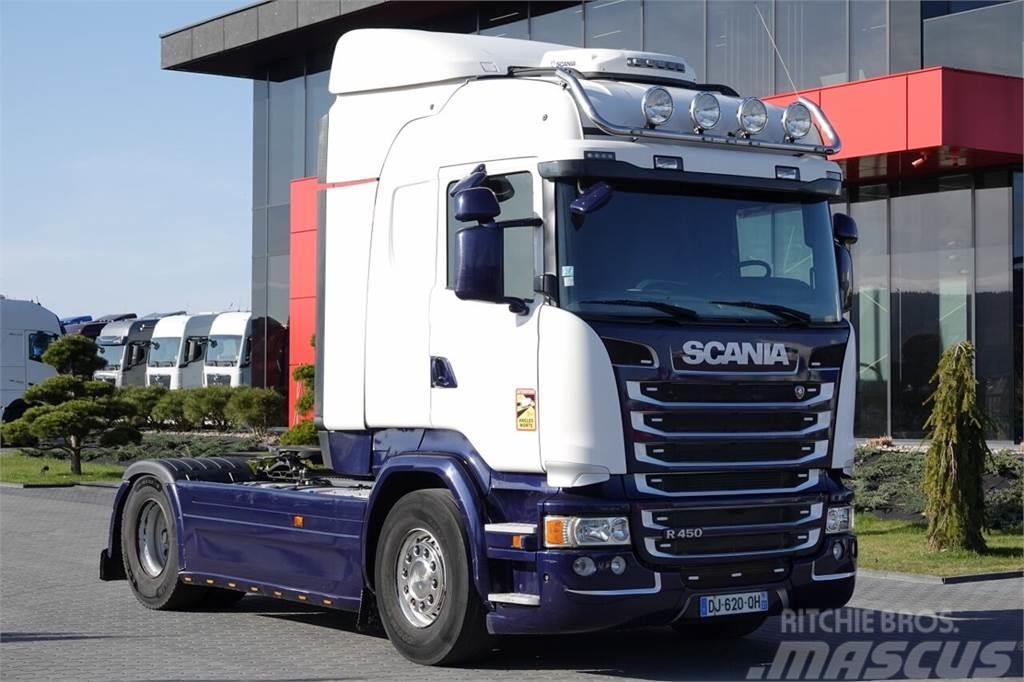 Scania R 450 / RETARDER / I-PARK COOL / EURO 6 / SPROWADZ Dragbilar