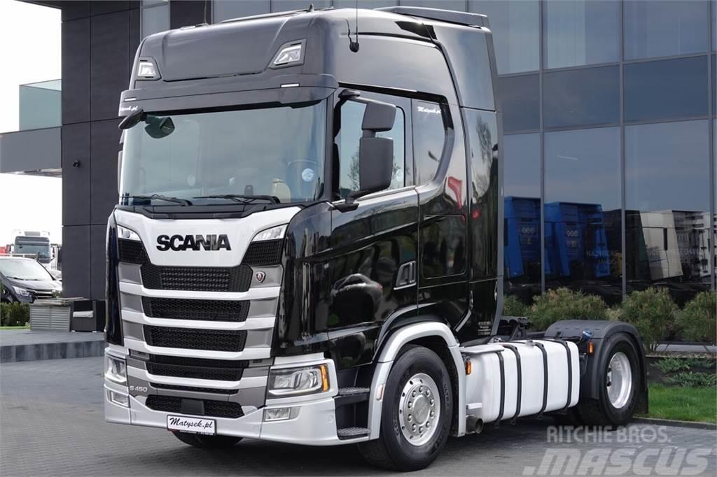 Scania S 450 / RETARDER / KOMPRESOR DO WYDMUCHU MHS 1100  Dragbilar