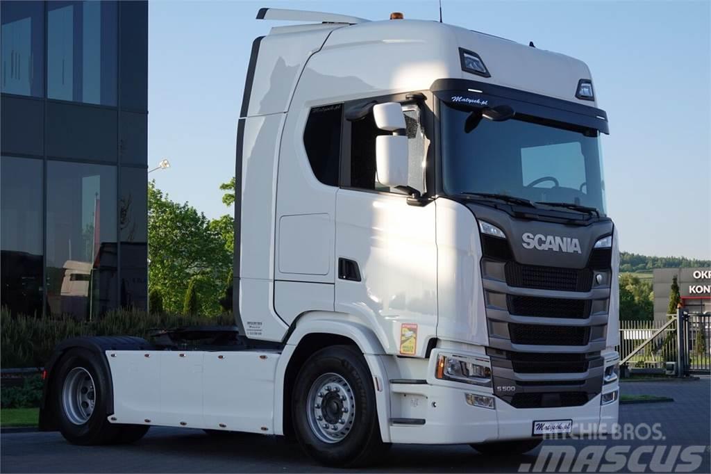 Scania S 500 / RETARDER / KLIMA POSTOJOWA / 2019 ROK Dragbilar