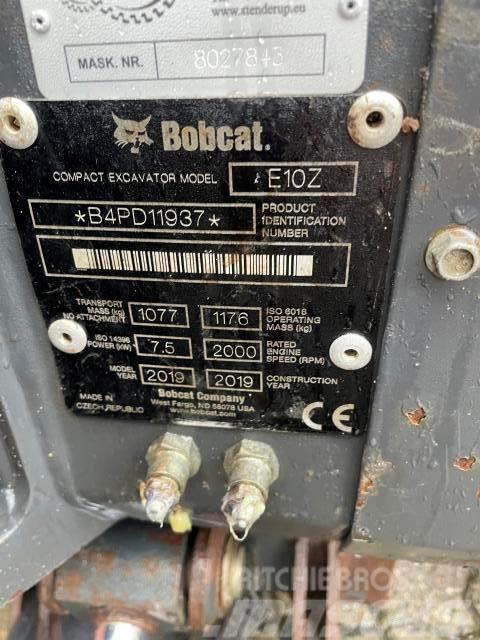Bobcat E10Z Minigrävare < 7t