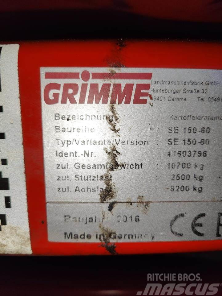 Grimme SE 150-60 UB Potatisupptagare och potatisgrävare