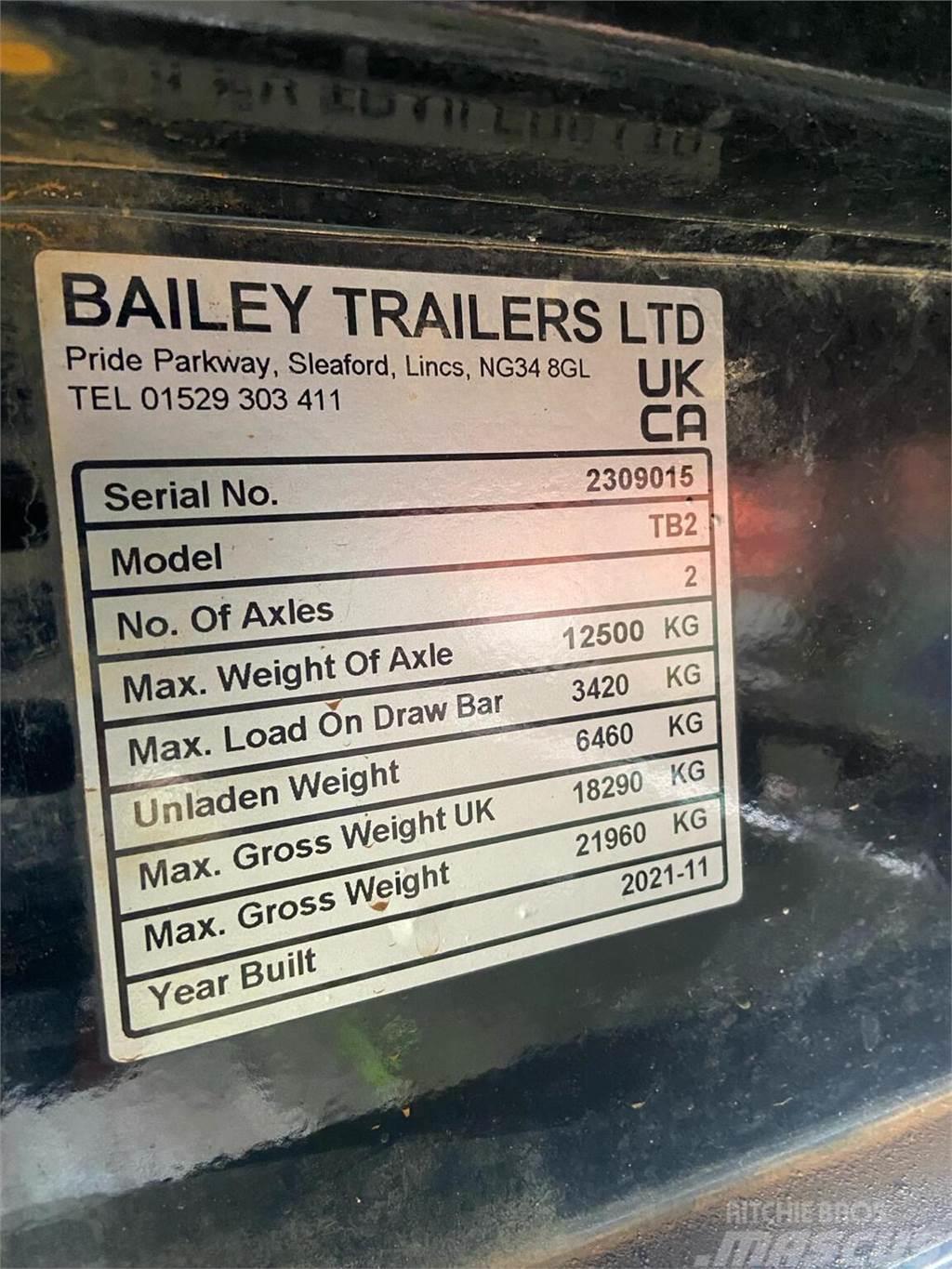 Bailey TB2 15T Kombivagnar