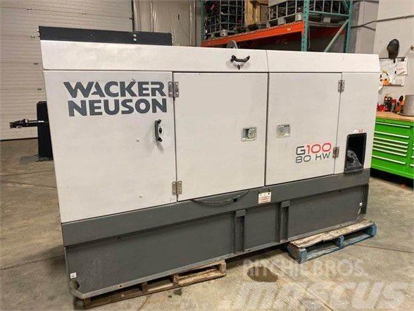 Wacker Neuson G100 80kW Skid Mount Generator Övriga generatorer
