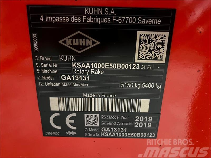 Kuhn GA 13131 Joystick + CCI  ISOBUS skærm Vändare och luftare