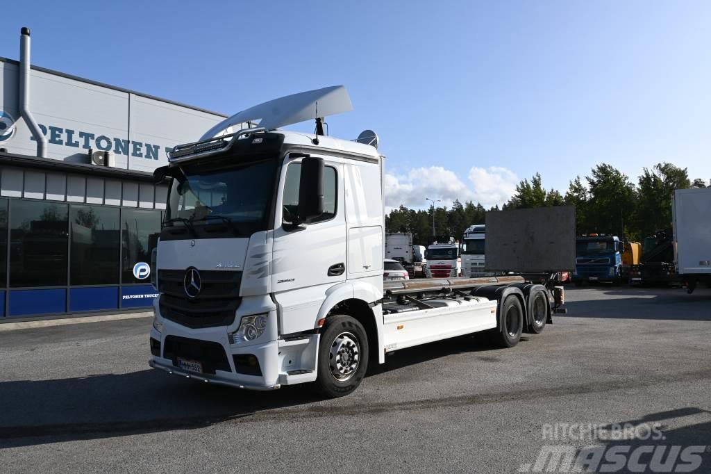 Mercedes-Benz Actros 2653 6x2 Konttiauto Växelflak-/Containerbilar