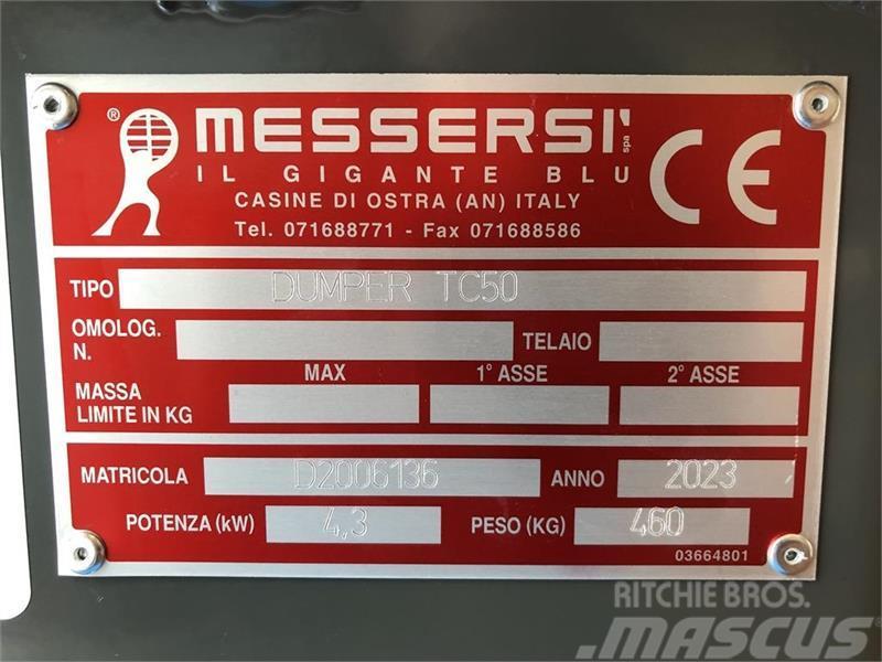 Messersi TC50 m. skovl Minidumprar