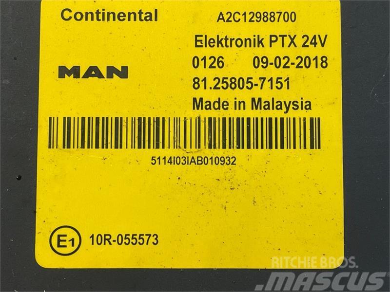 MAN MAN ECU PTX 81.25805-7151 Elektronik