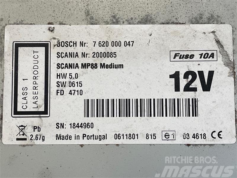 Scania SCANIA RADIO 2000085 Övriga