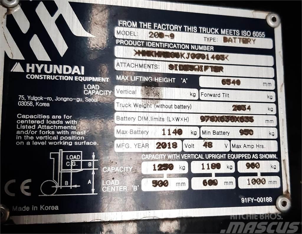 Hyundai 20B-9 Elmotviktstruckar