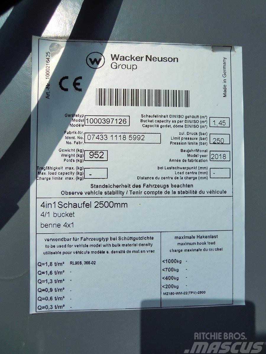 Wacker Neuson 4/1 2480mm 1,30m3 Övrigt