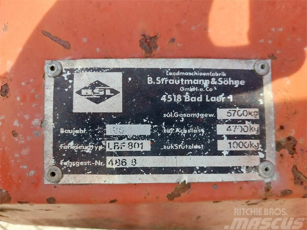 Strautmann LBF801 DO Opraapwagen Övriga lantbruksmaskiner