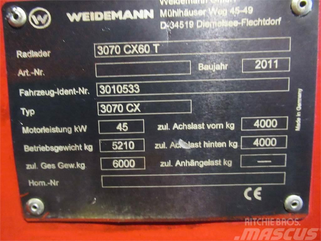 Weidemann 3070 CX60 Frontlastare och grävare