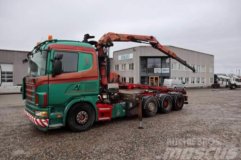 Scania R 164G Lastväxlare med kabellift