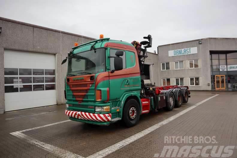 Scania R 164G Lastväxlare med kabellift