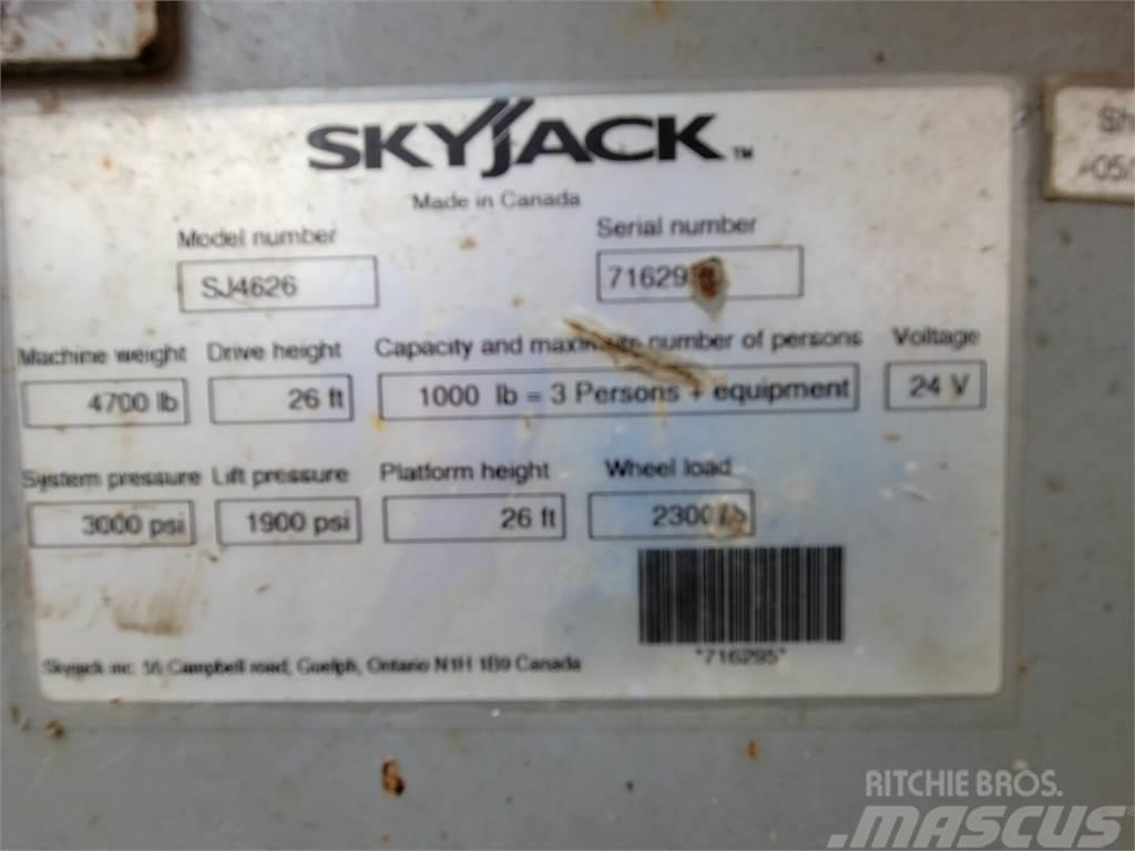 SkyJack SJ4626 Övrigt