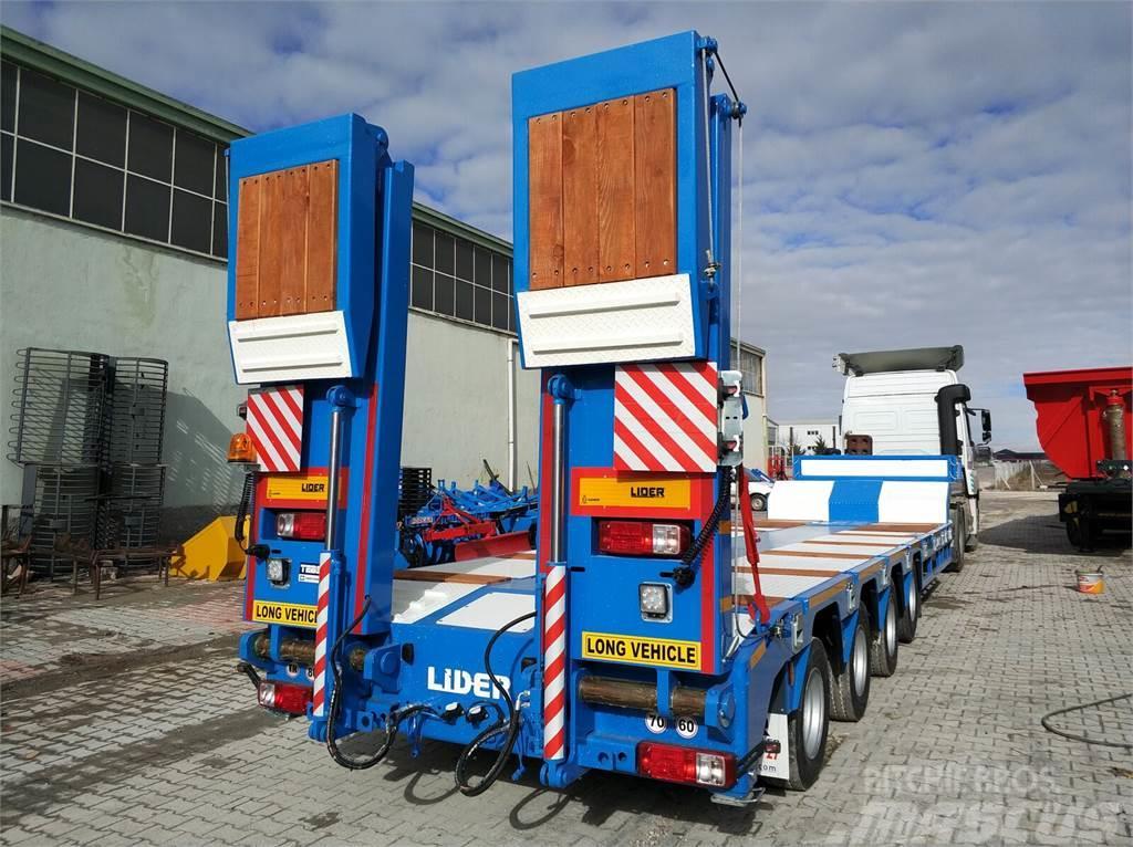 Lider 2022 model new directly from manufacturer company Låg lastande semi trailer