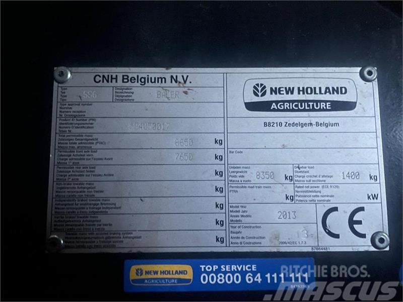 New Holland BB 1290 RC Fyrkantspressar
