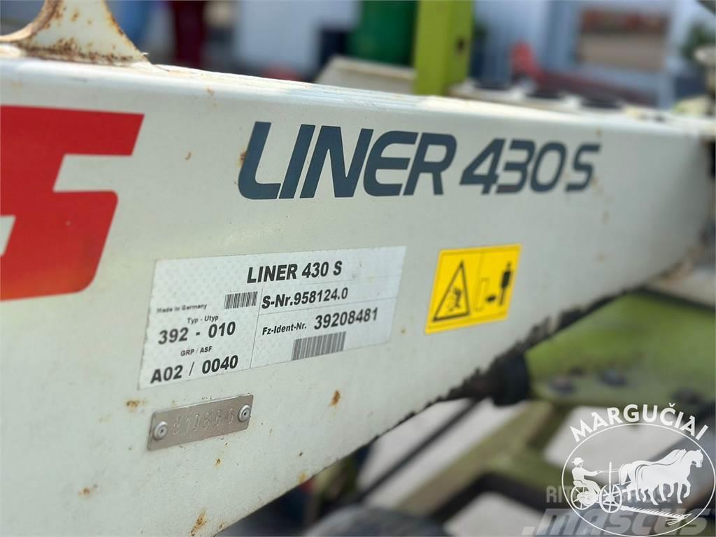 CLAAS Liner 430S, 4,2 m. Vändare och luftare
