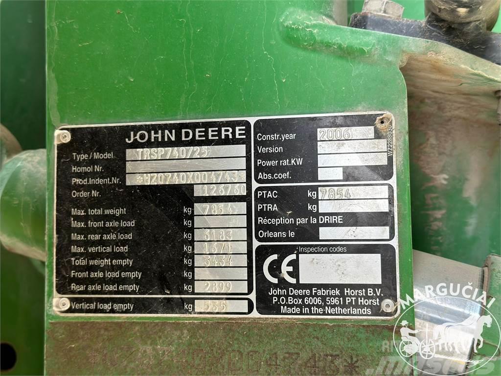 John Deere 740, 4000 ltr., 24 m. Dragna sprutor